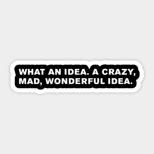 Alice In Wonderland Quote Sticker